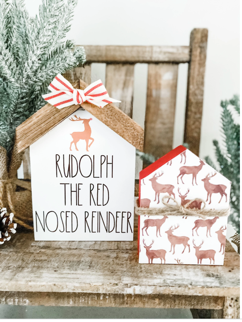 Reindeer House Set