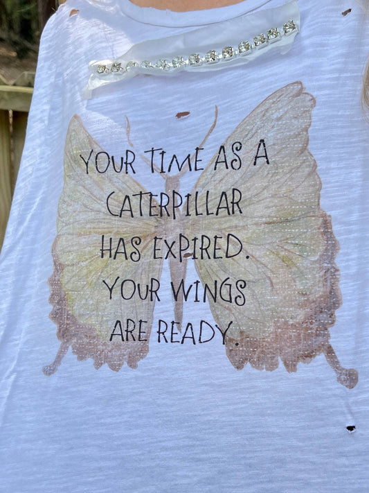 Your Wings are Ready Tattered Shirt