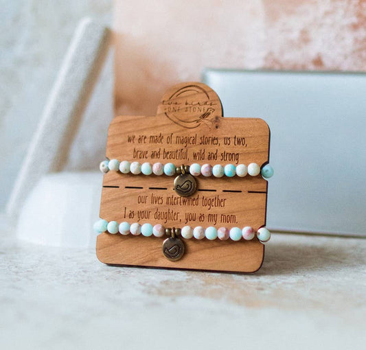 Two Birds + One Stone Snap n' Share BFF Bracelet Aqua Terra