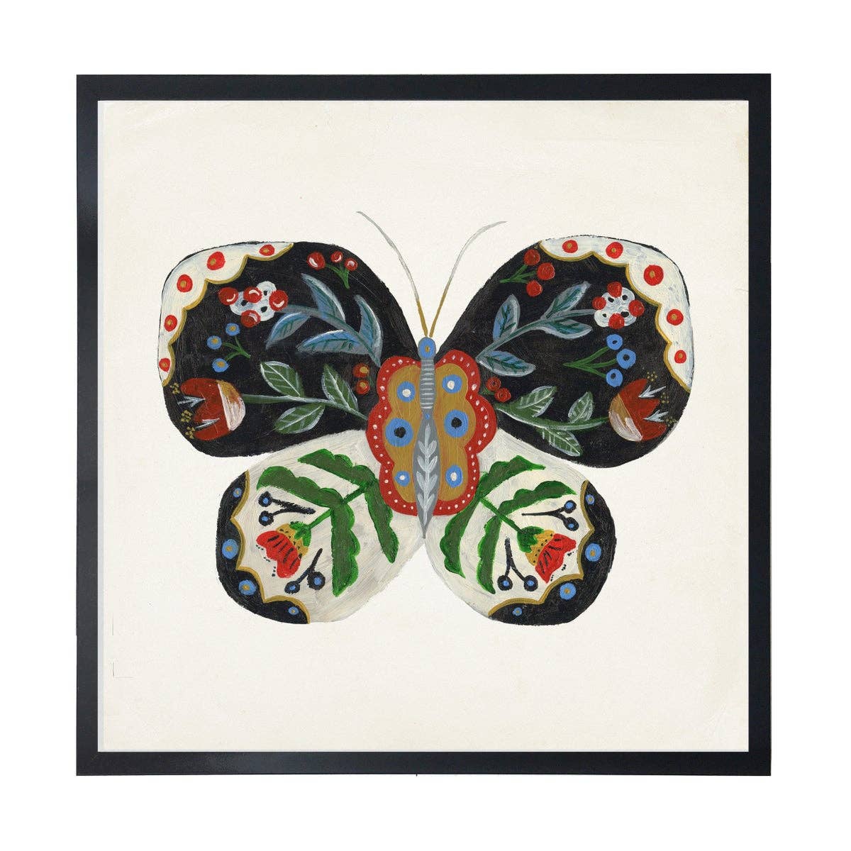 Multi Color Butterfly Art