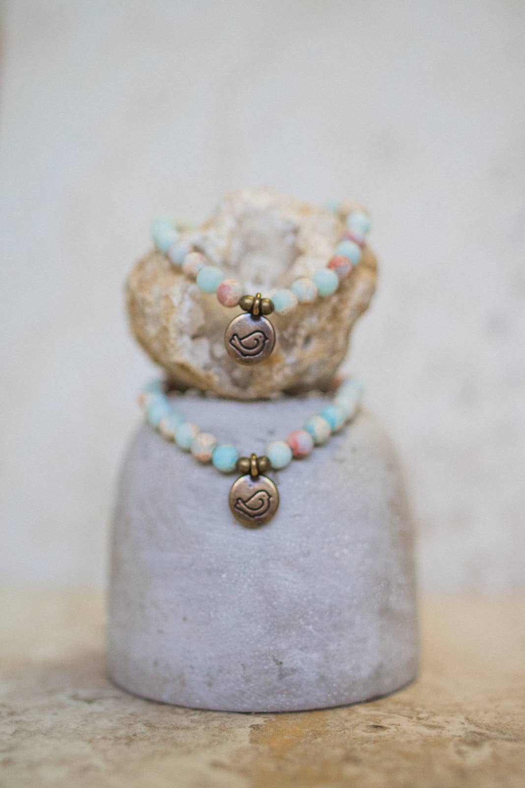 Two Birds + One Stone Snap n' Share BFF Bracelet Aqua Terra